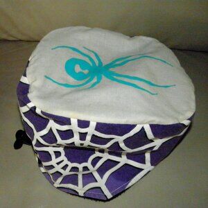 Rare Vintage Spyder cap with fleece lining Purple, White, Teal. Unisex cap